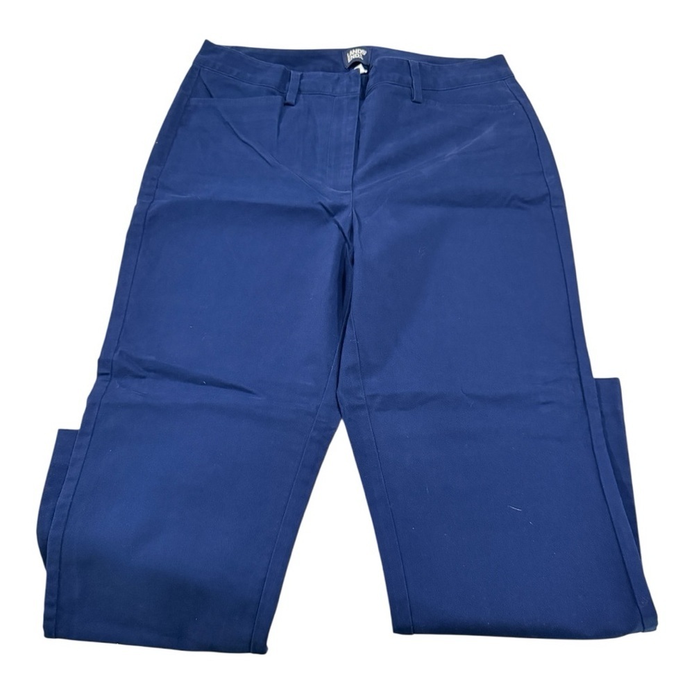 Lands’ End Deep Sea Navy Chino Crop Pants - Size 12 (Estimated)